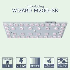Full Spektrum LED Grow Lampe 200 Watt Wizard of Bloom Indoor NEU 2025 Strom Spar