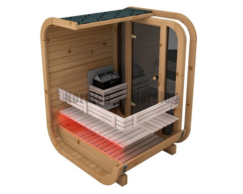 Nordlog mini balkonsauna 5 - nordlog,