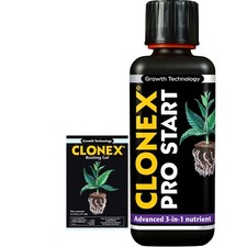 Clonex Rooting Gel 50ml + Pro Start 300ml Wurzelhilfe + 3in1-Anzuchtdünger