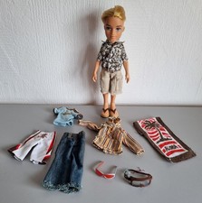 Vintage 2004 Bratz Boyz Cameron Sun-Kissed Summer Fashion Doll with Accessories