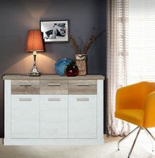 Sideboard 140cm pinie weiß