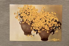 1 Postkarte, Sumpfdotterblume