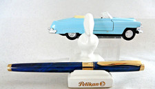 PELIKAN CELEBRY R 580 (Rollerball) Saphirblau / Gold # um 2000 # (1492S)