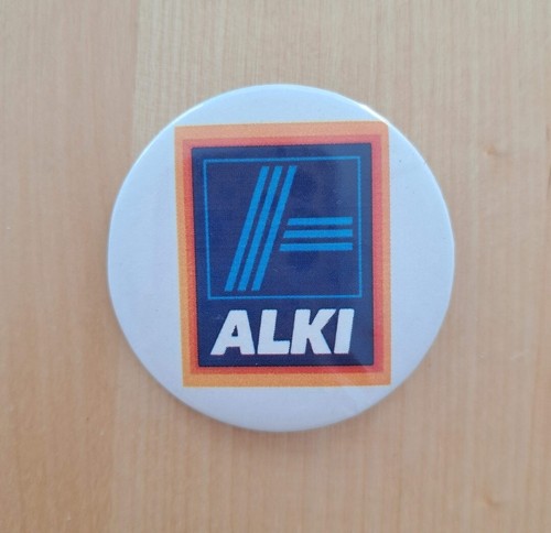 Spruch button alki - button, "alki"