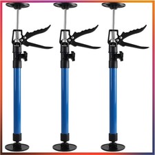 Sichere Teleskopstützen 50-115cm - 3er Set mit rutschfester Basis für Stabilität