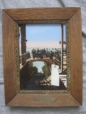 Altes Andenkenbild Perlmutt