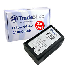 2x Li-Ion V-Mount Akku 14,4V