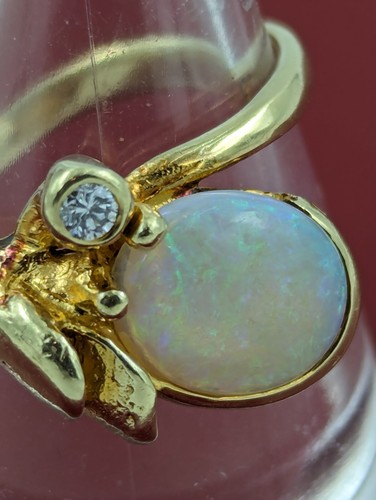 Ring 14k 585 - opal, und