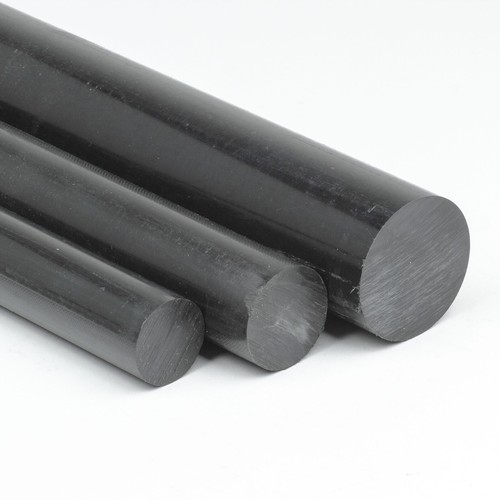 Pom rundstab 120mm - rundstab, schwarz