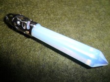 XXL Pendel Anhänger Opalith 66 x 10mm Esoterik Ungetragen