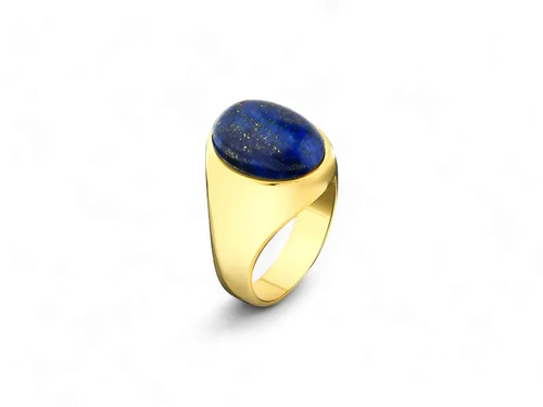 Ovaler lapislazuli herren - ovaler,