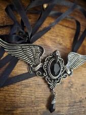 Gothic Halskette Rabe Alchemy  England