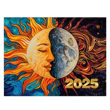 2025 Sonne- und Mondkalender