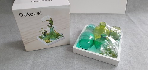 Dekoset-Holztablett-Windlichte