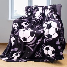 YISUMEI Fußball Kuscheldecke