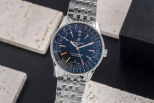 Breitling Navitimer 41 Edelstahl Automatik Herrenuhr Ref. A17326241B1A1 B&P	 