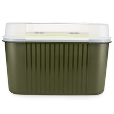 Tupperware Naschkätzchen 7,3 L Schatzkiste Behälter olivgrün Schatztruhe+Einsatz