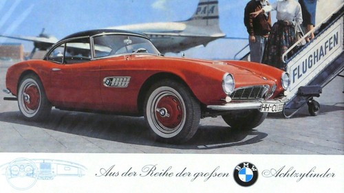 Bmw poster plakat 507 aus - plakat, der