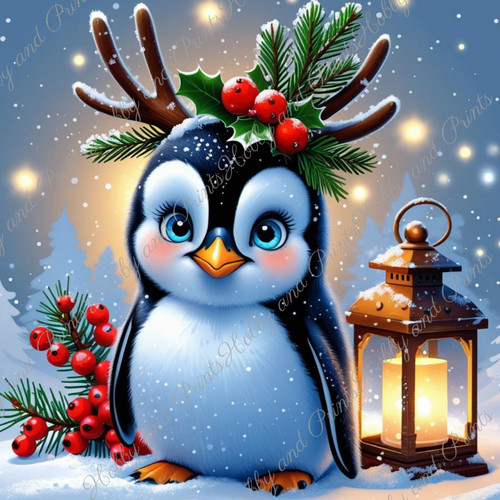 Diamond painting pinguin - painting,