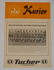 Programm 1. FC Nürnberg