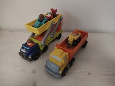 Mattel - Fisher Price - Little People - Zwei Autotransporter mit drei Wheelies 