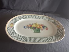 VILLEROY & BOCH BASKET – Servierplatte groß oval 40,5 x 28 cm