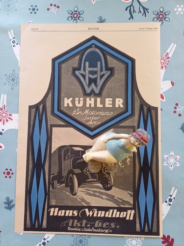 1920 original werbung - original, a4