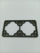 GIRA S-Komfort-Programm 2fach Rahmen Typ 541 mattschwarz/Edelstahl (415)