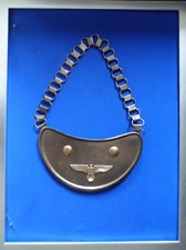 RINGKRAGEN MIT KETTE - 2 WK - METALL GUSS ANTIMAGNETISCH - KETTE ALU - ENTNAZIF