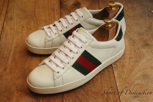 Gucci ace weiß leder - weiß,