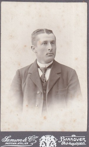 Samson cdv herrenportrait - samson,