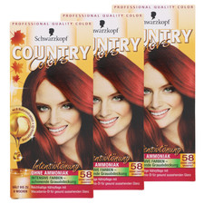 3 x Schwarzkopf Country Colors