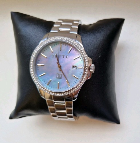 Jette uhr silber mit - silber, perlmutt