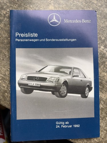 Mercedes benz preisliste - mercedes-benz,