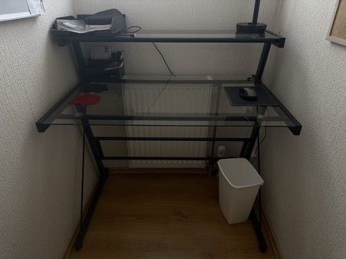 Moderner glastisch - glastisch, /