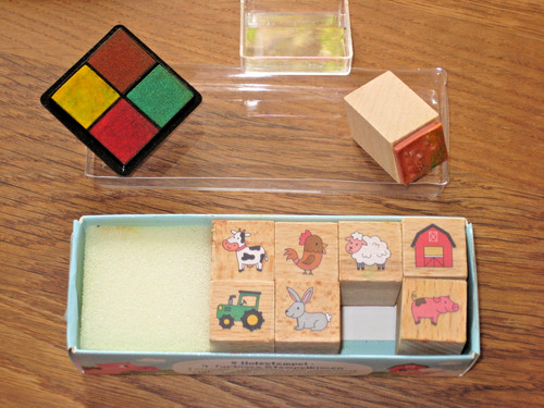 Kinder stempel set kissen - stempel-set,