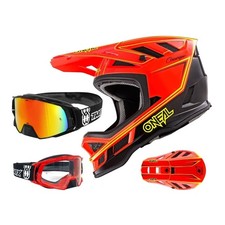Downhill Helm mit Brille Oneal