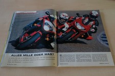 Motorrad 06/2001 Aprilia RSV mille (Modelljahr 2000) mit 118PS besser als...?