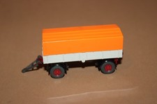 Wiking 1:87 LKW 2 Achs Pritschen Planen Anhänger  Unbeschriftet