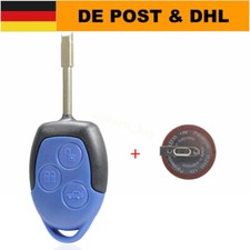 3 Tasten Auto Schlüssel Gehäuse + Akku für Ford Transit MK7 Funk Fernbedienung