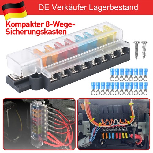 8fach sicherungshalter kompakt - sicherungshalter,