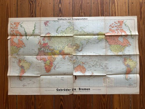 1942 orig weltkarte - 1942, 2.wk