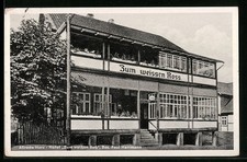 Allrode im Harz, Hotel Zum weißen Roß, Ansichtskarte 