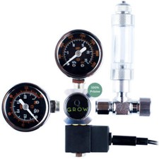 Q-Grow CO2 Druckminderer inkl. Nachtabschaltung, Blasenzähler & Rückschlagventil