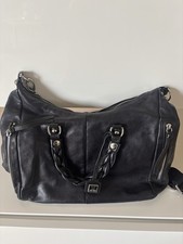 ✨ JETTE Jette Joop Leder Handtasche Damen Umhängetasche schwarz ✨ 