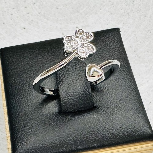 Ring versilbert größe 53 - ring, •