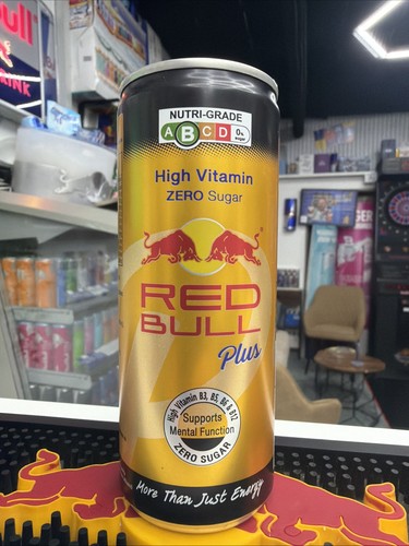 Red bull plus high - red, vitamin