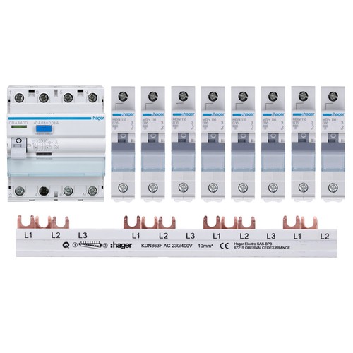 Hager set cda440d 8x - +,