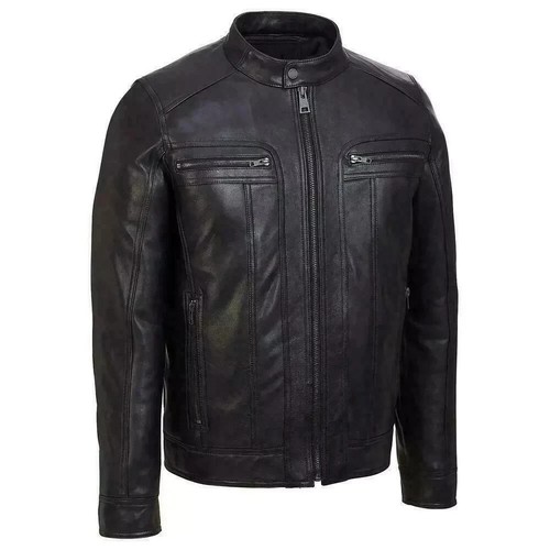 Herren schwarze lederjacke - herren,