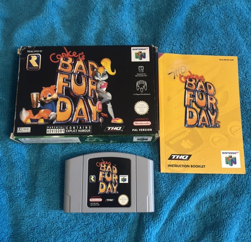 Conkers bad fur day nintendo - bad,